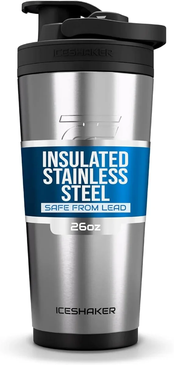 Ice Shaker 26 oz Insulated Stainless