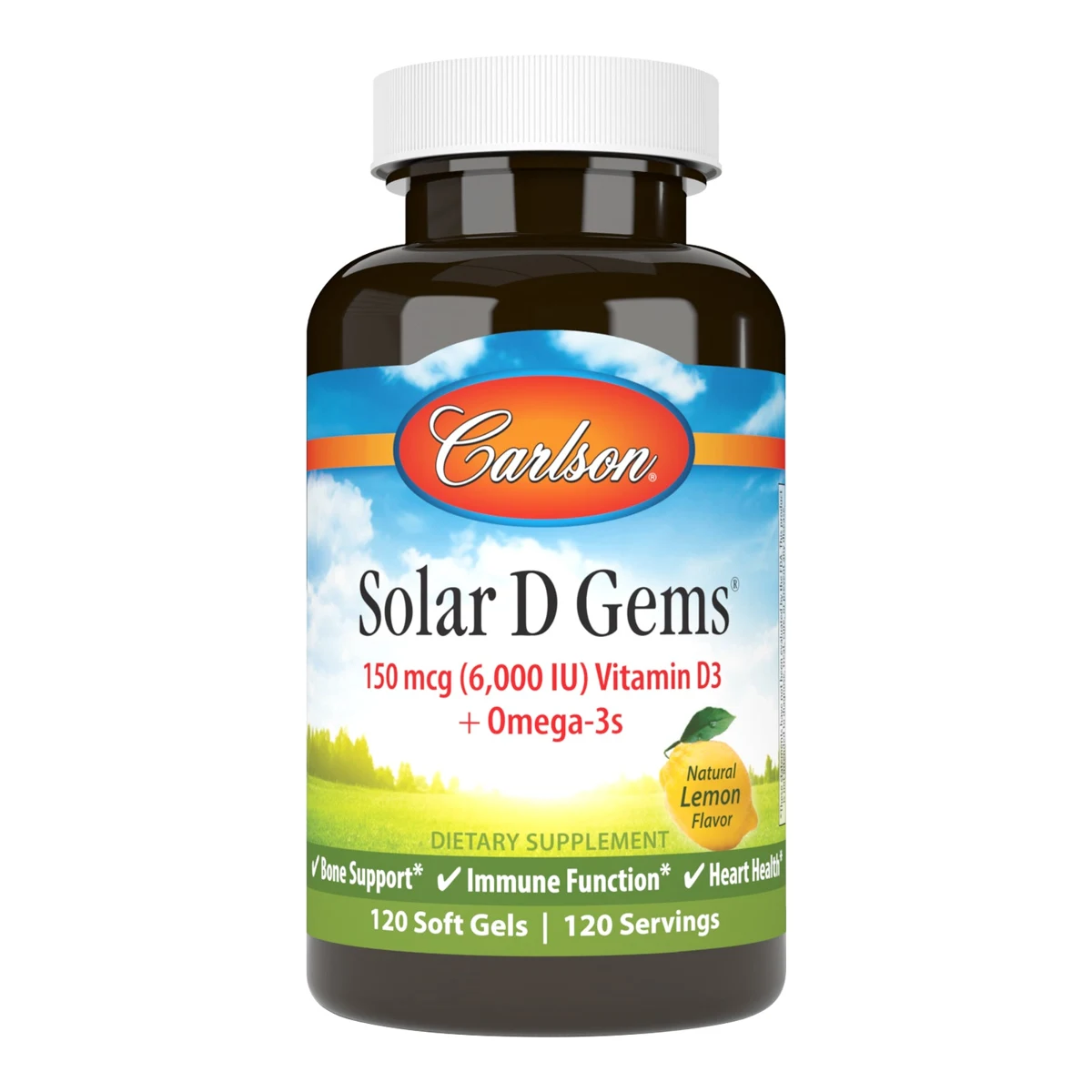Solar D Gems 6,000 IU (150 mcg)