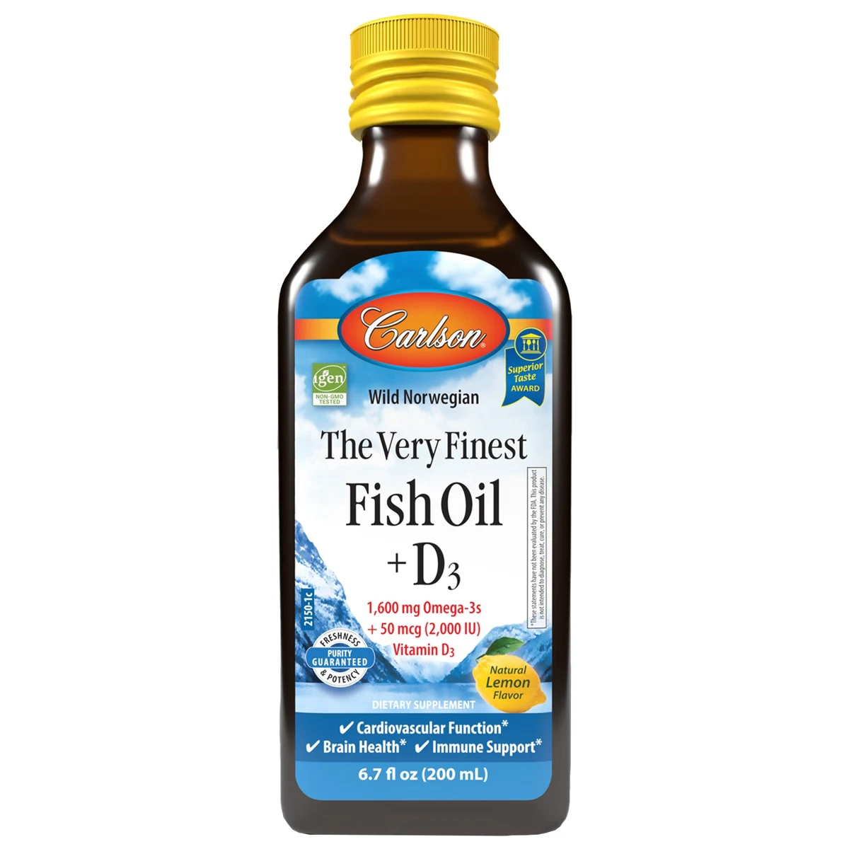The Very Finest Fish Oil + D3