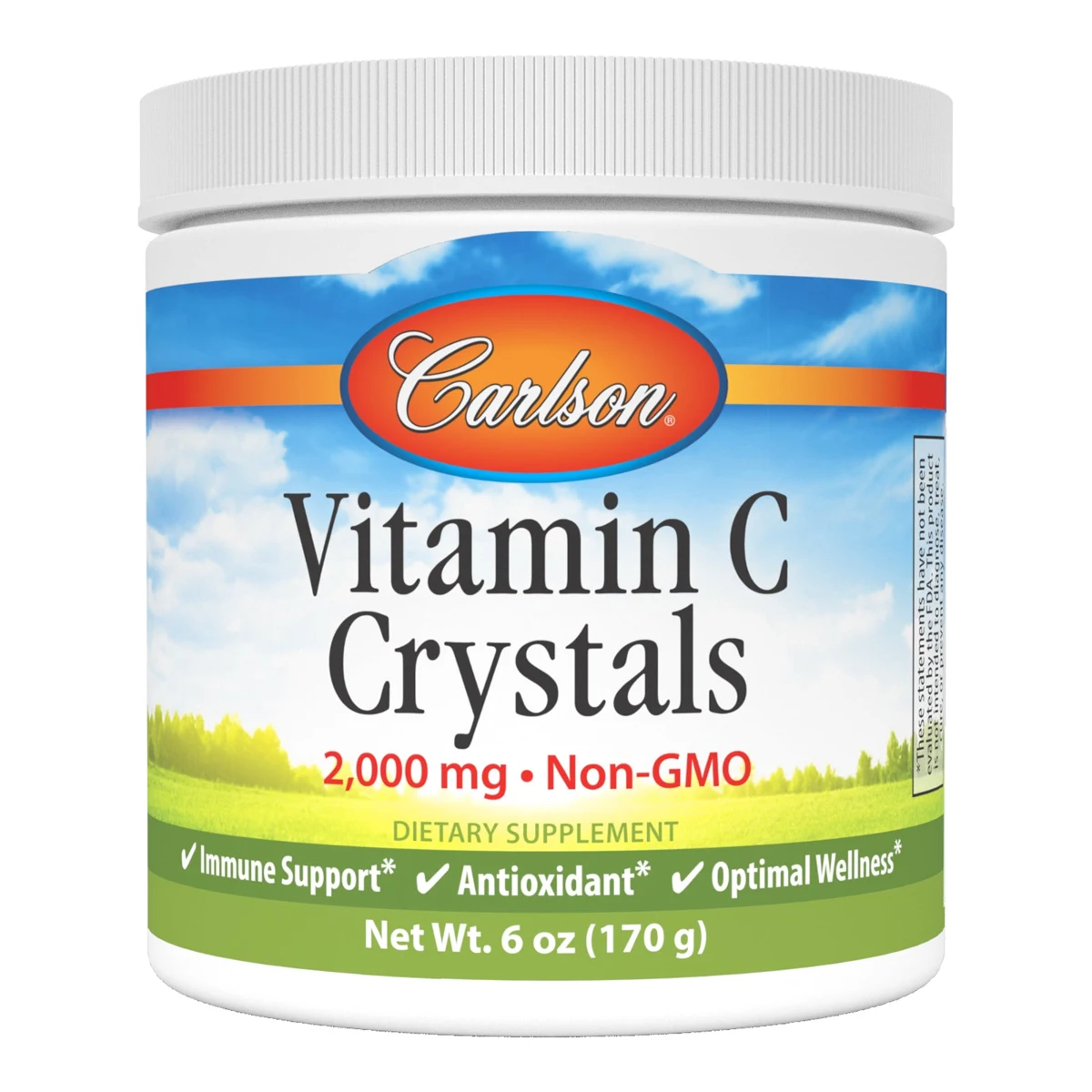 Vitamin C Crystals, Non-GMO
