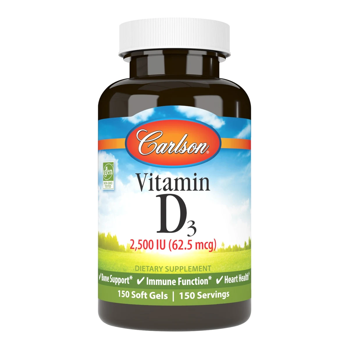Vitamin D3 2,500 IU (62.5 mcg)