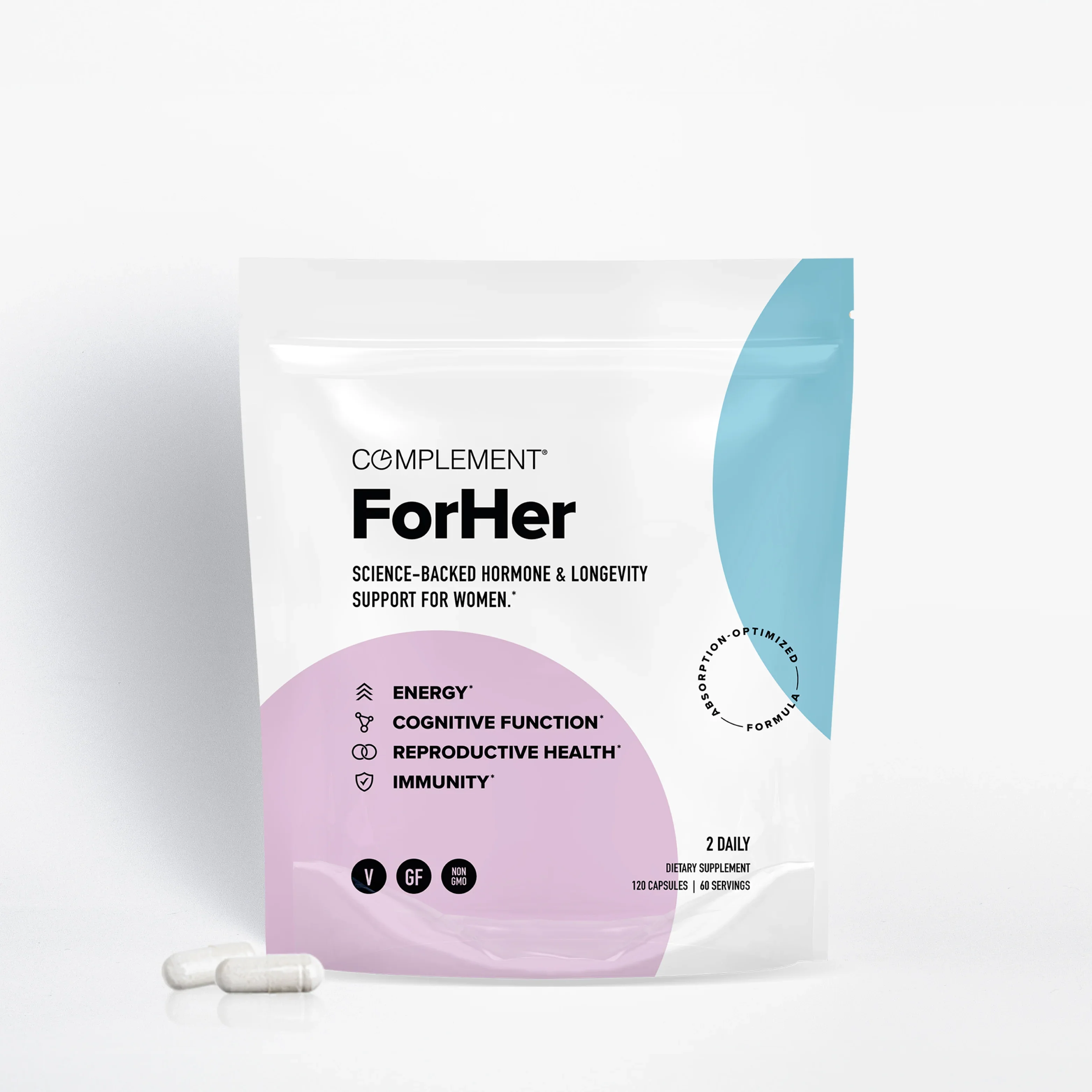 ForHer Hormone Balance and Longevity Multivitamin for Women — image 1 of 8