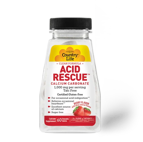 Acid Rescue Calcium Carbonate Berry Flavored