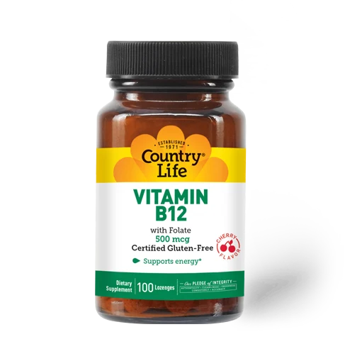 Vitamin B12 500 mcg, Cherry Lozenges
