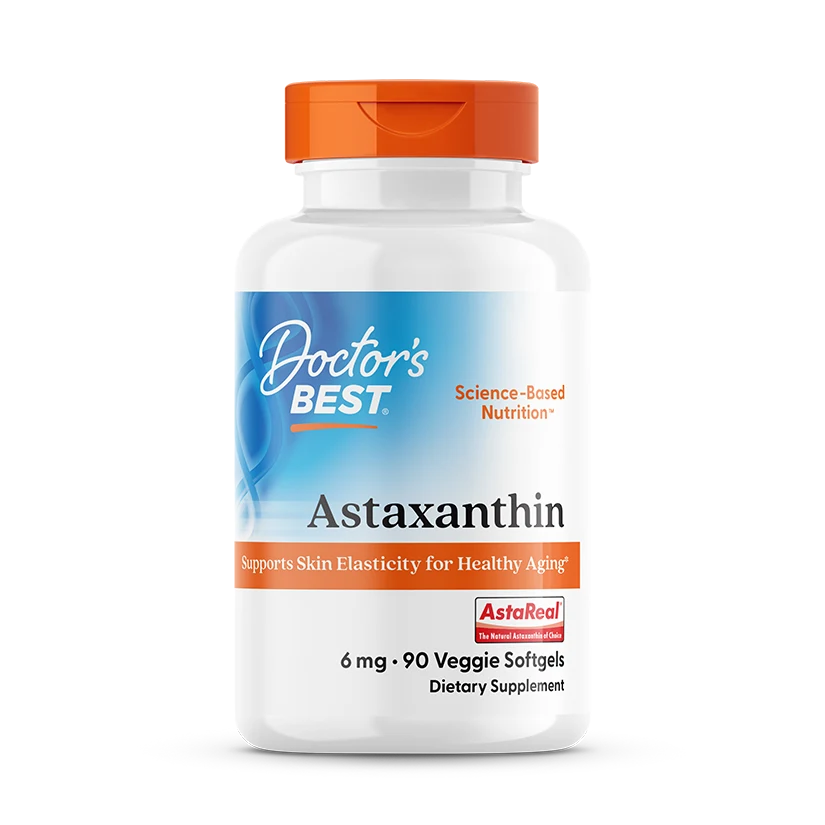 Astaxanthin with AstaReal, 6 mg, 90 Veggie Softgels