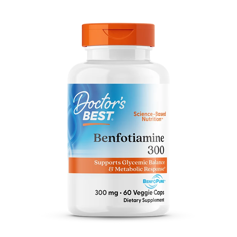 Benfotiamine with BenfoPure, 300 mg, 60 Veggie Caps