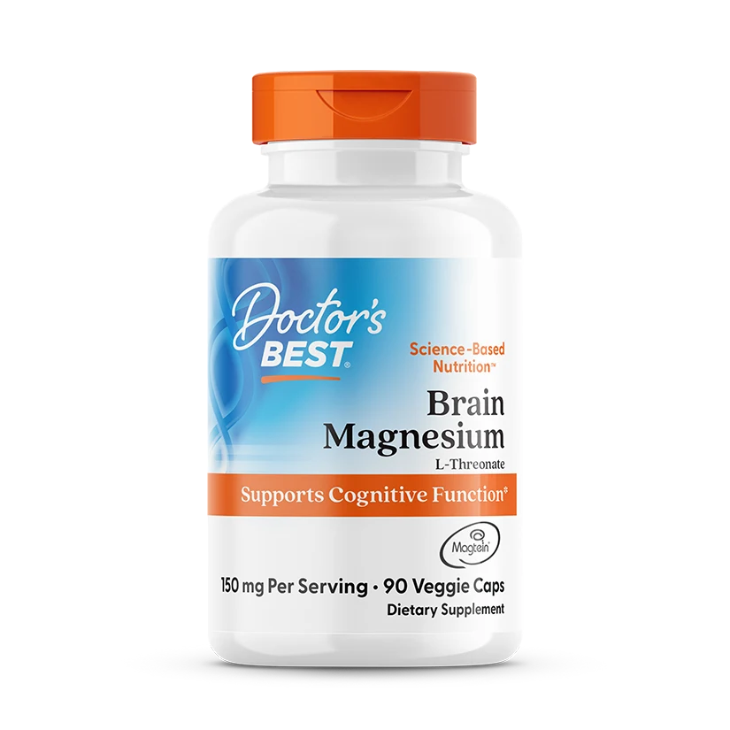 Brain Magnesium with Magtein, 50 mg, 90 Veggie Caps