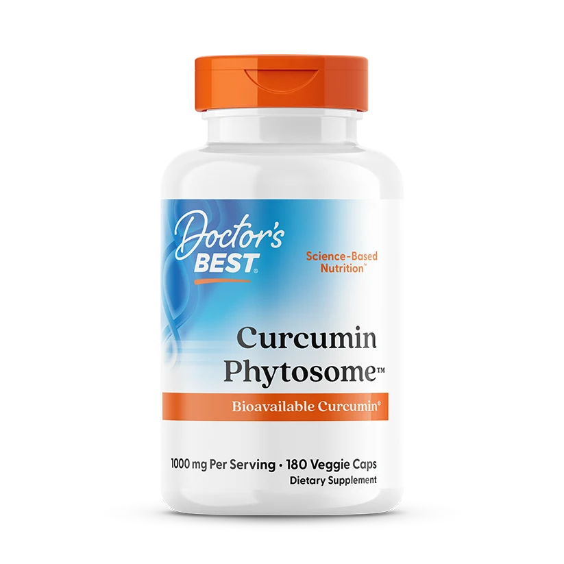 Curcumin Phytosome with Meriva, 1,000 mg Per Serving, 180 Veggie Caps
