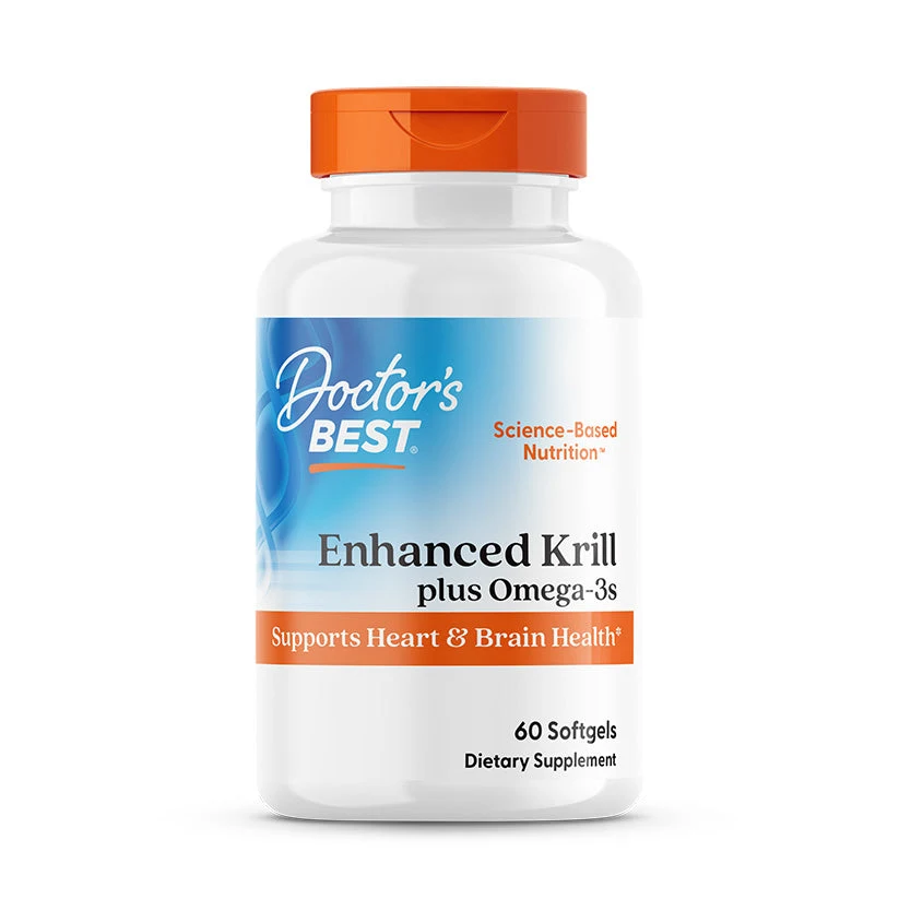 Enhanced Krill Plus Omega3s with Superba Krill, 60 Softgels