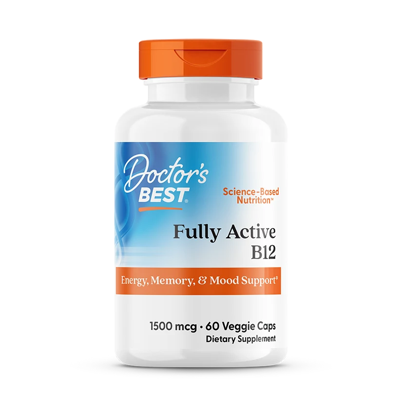 Fully Active B12, 1,500 mcg, 60 Veggie Caps