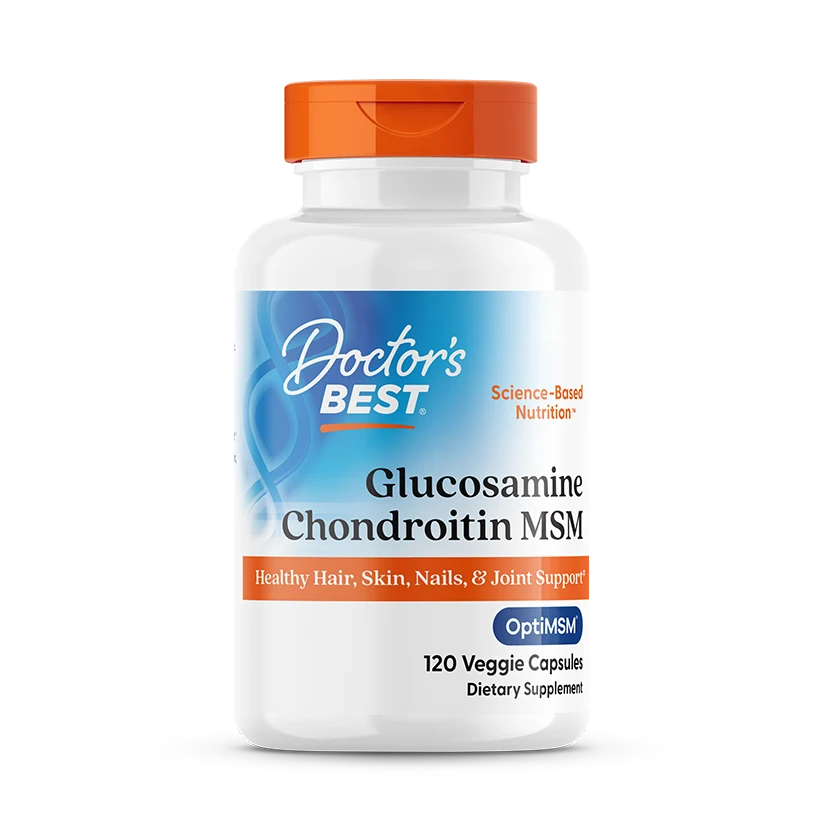 Glucosamine Chondroitin MSM with OptiMSM, 120 Veggie Caps