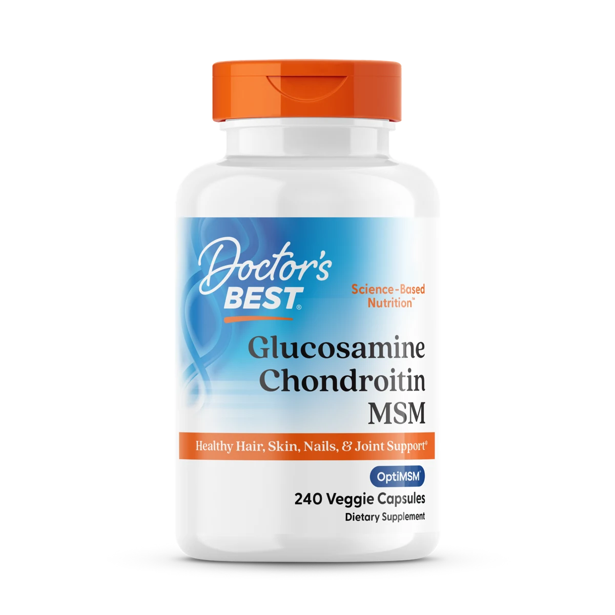 Glucosamine Chondroitin MSM with OptiMSM, 240 Veggie Caps