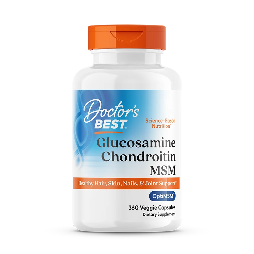 Glucosamine Chondroitin MSM with OptiMSM, 360 Veggie Capsules