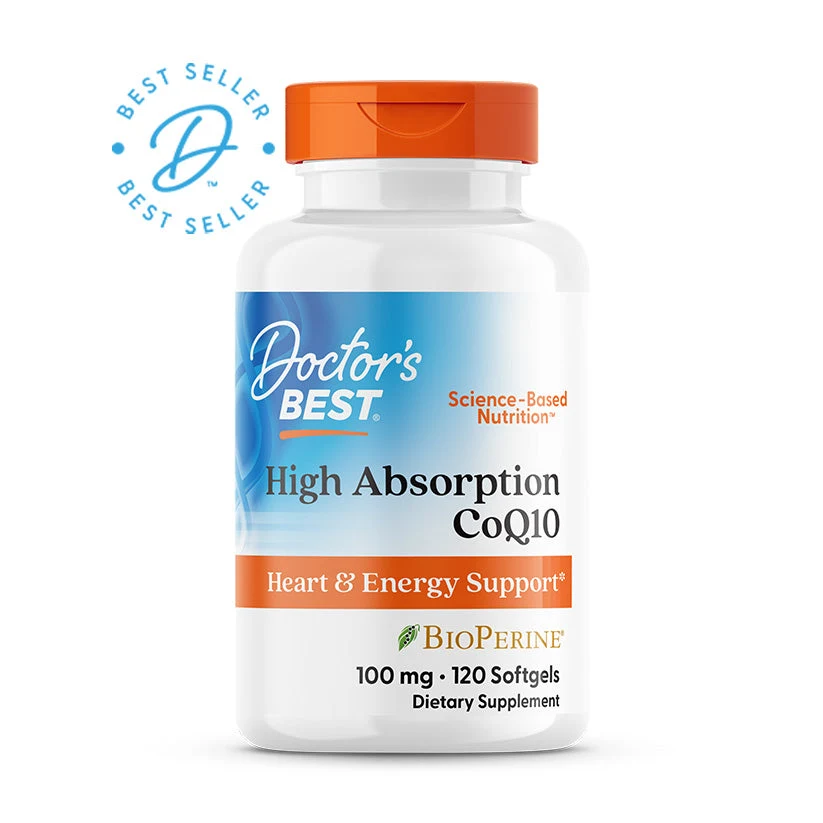 High Absorption CoQ10 with BioPerine, 100 mg, 120 Softgels