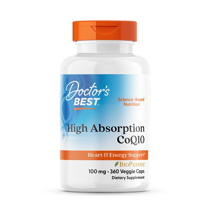 High Absorption CoQ10 with BioPerine, 100 mg, 360 Veggie Caps