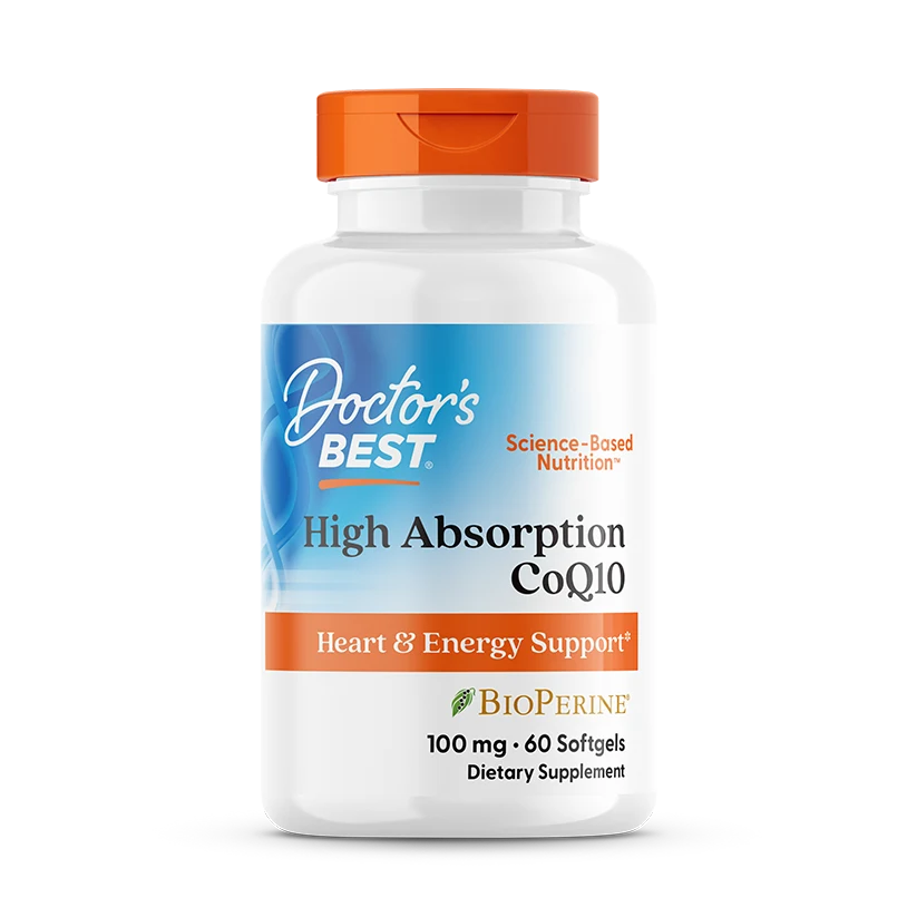 High Absorption CoQ10 with BioPerine, 100 mg, 60 Softgels