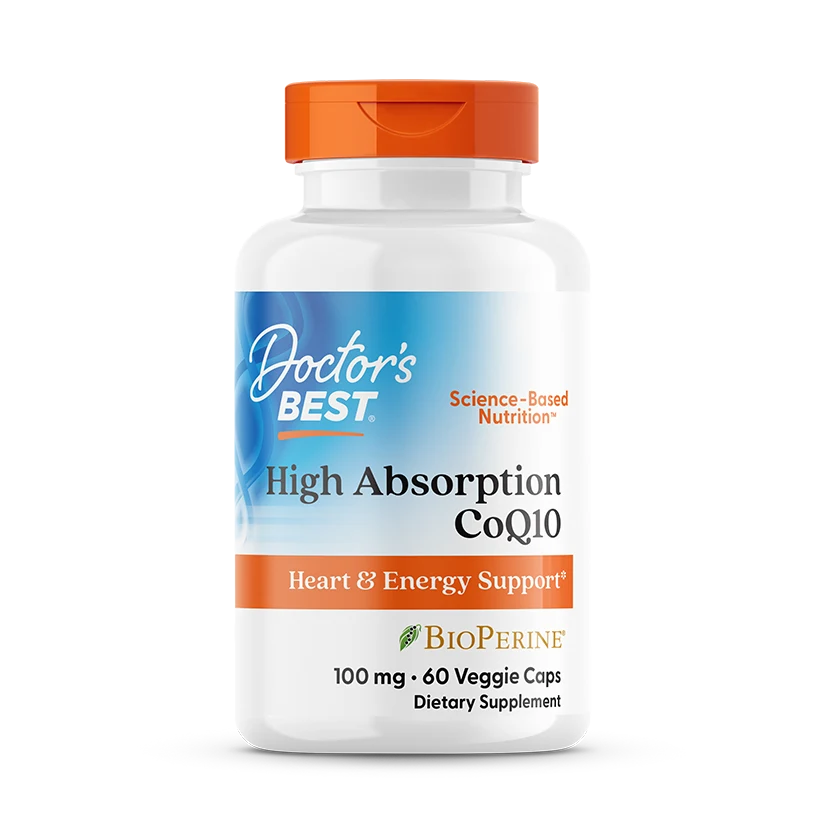 High Absorption CoQ10 with BioPerine, 100 mg, 60 Veggie Caps
