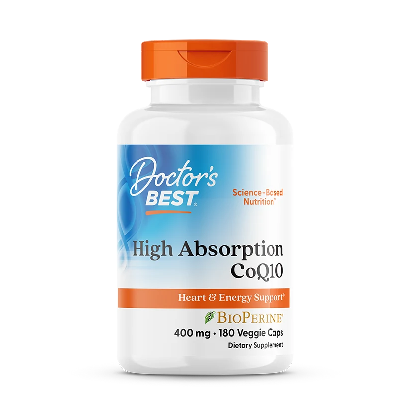 High Absorption CoQ10 with BioPerine, 400 mg, 180 Veggie Caps