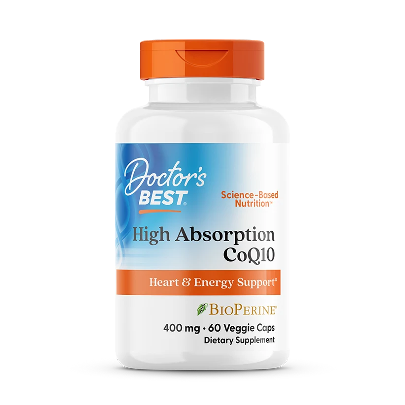 High Absorption CoQ10 with BioPerine, 400 mg, 60 Veggie Caps