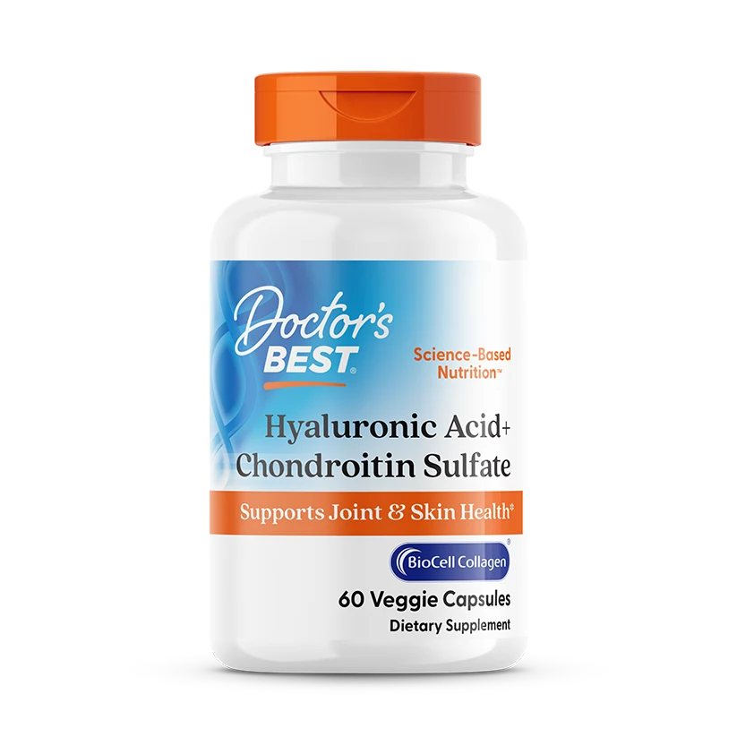Hyaluronic Acid + Chondroitin Sulfate with BioCell Collagen, 60 Veggie Caps