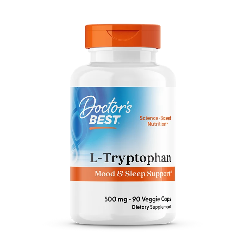 L-Tryptophan, 500 mg, 90 Veggie Caps