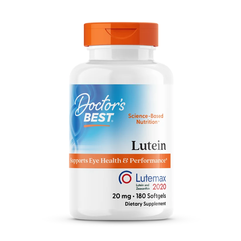 Lutein with Lutemax 2020, 20 mg, 180 Softgels
