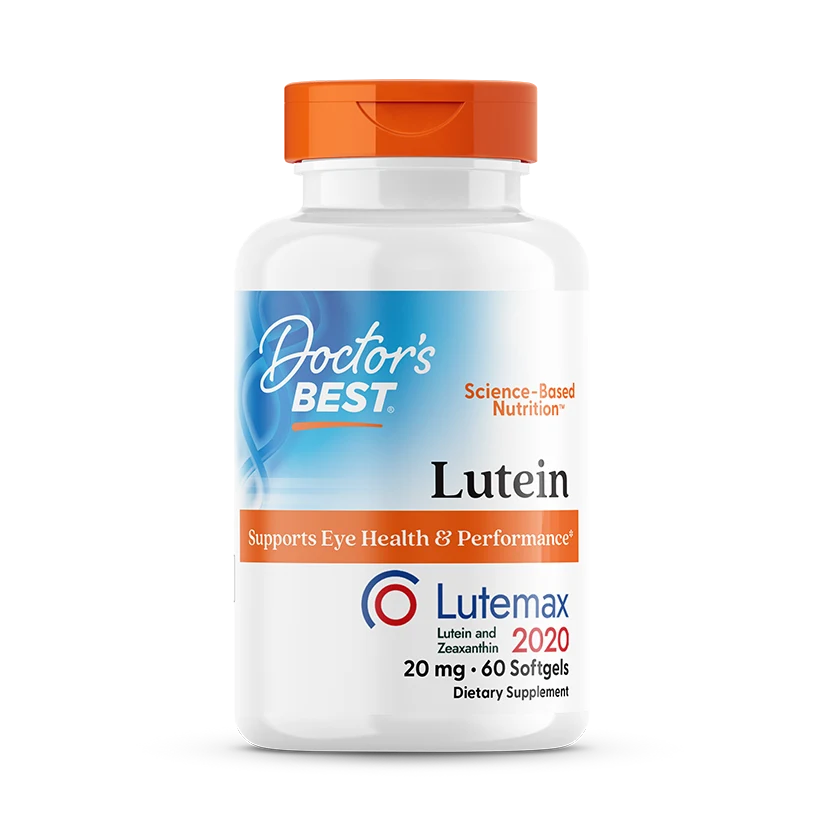 Lutein with Lutemax 2020, 20 mg, 60 Softgels