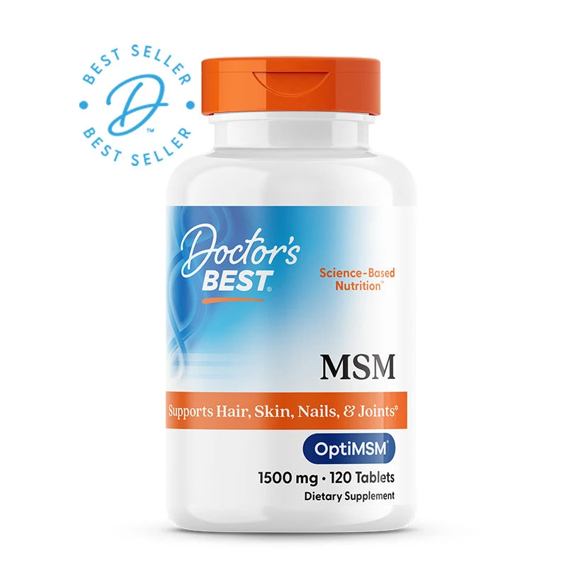 MSM with OptiMSM, 1,500 mg, 120 Tablets
