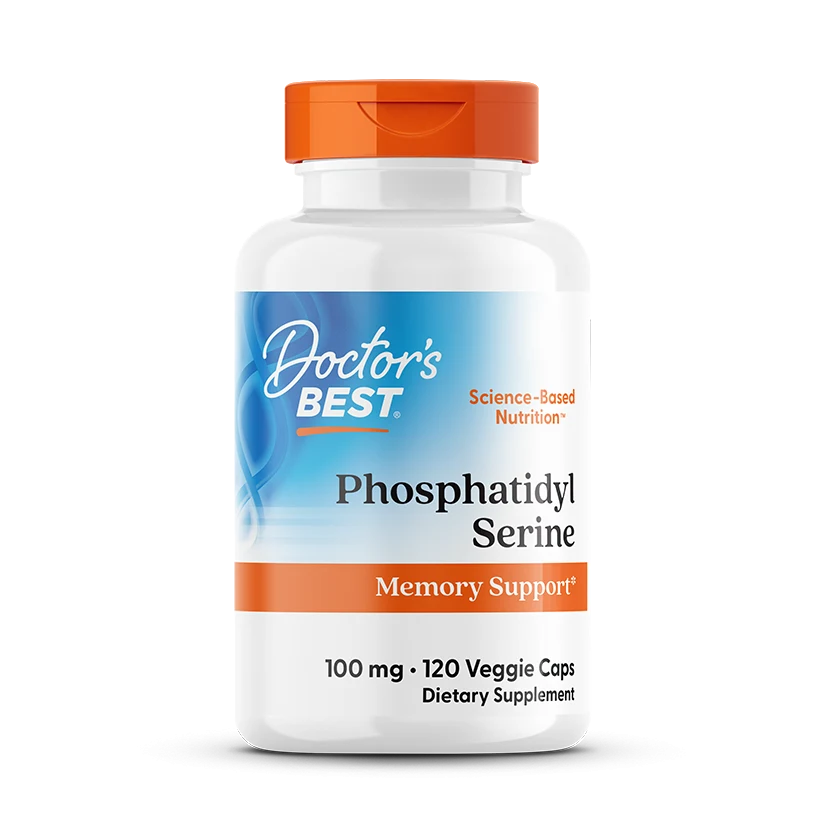 Phosphatidylserine with SerinAid, 100 mg, 120 Veggie Caps