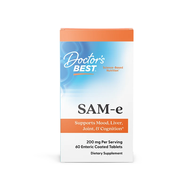 SAM-e, 200 mg Per Serving, 60 Enteric Coated Tablets