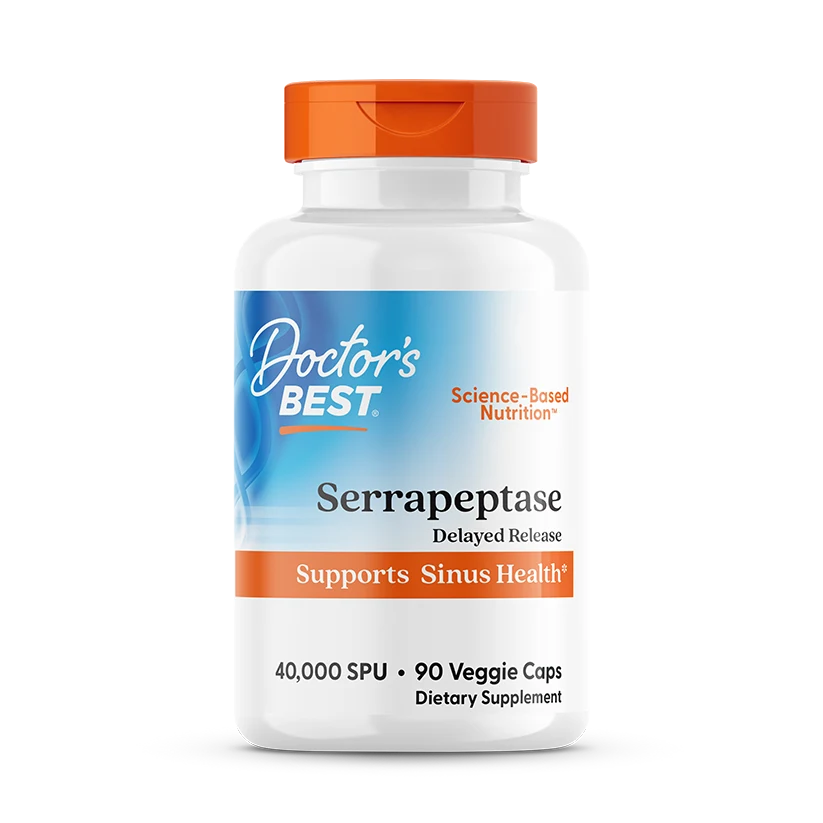 Serrapeptase, 40,000 SPU, 90 Veggie Caps