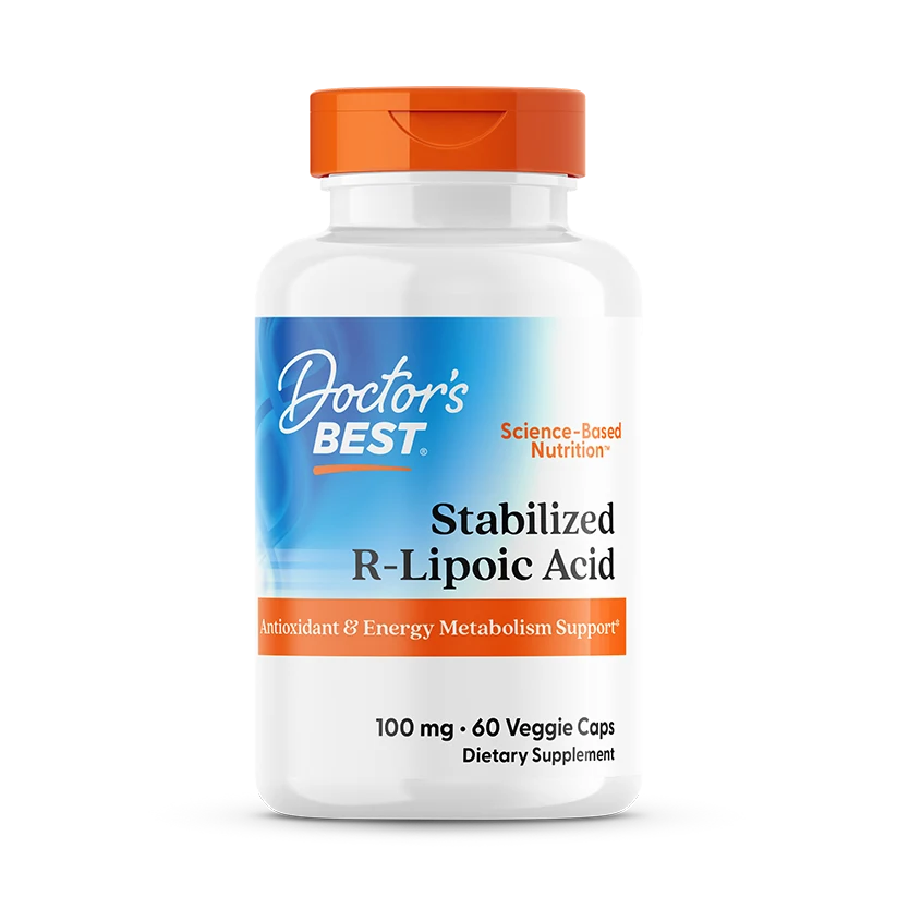 Stabilized R-Lipoic Acid, 100 mg, 60 Veggie Caps
