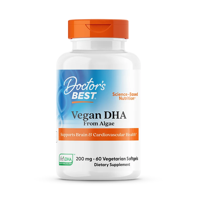 Vegan DHA from Algae with Life's DHA, 200 mg, 60 Veggie Softgels