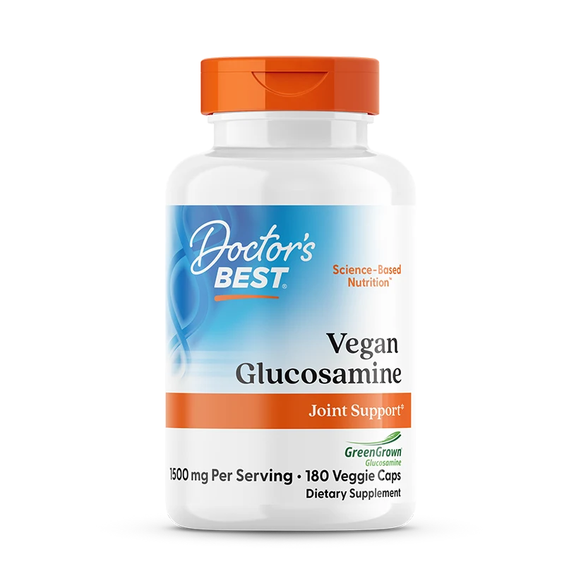 Vegan Glucosamine Sulfate with GreenGrown Glucosamine, 750 mg, 180 Veggie Caps