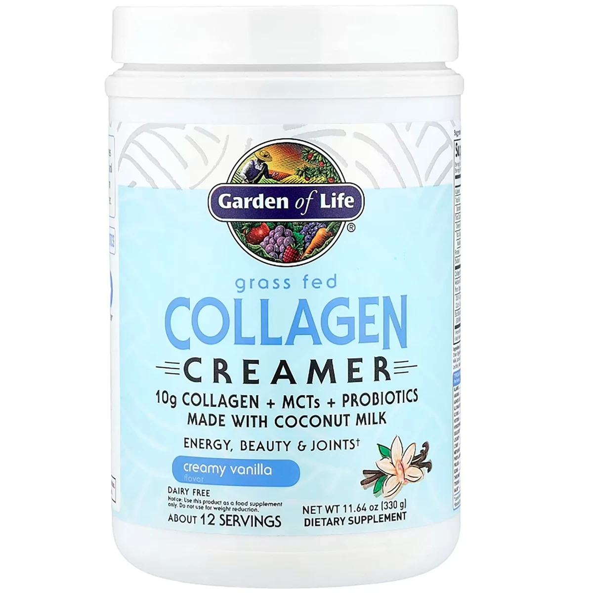 Grass Fed Collagen Creamer - Creamy Vanilla