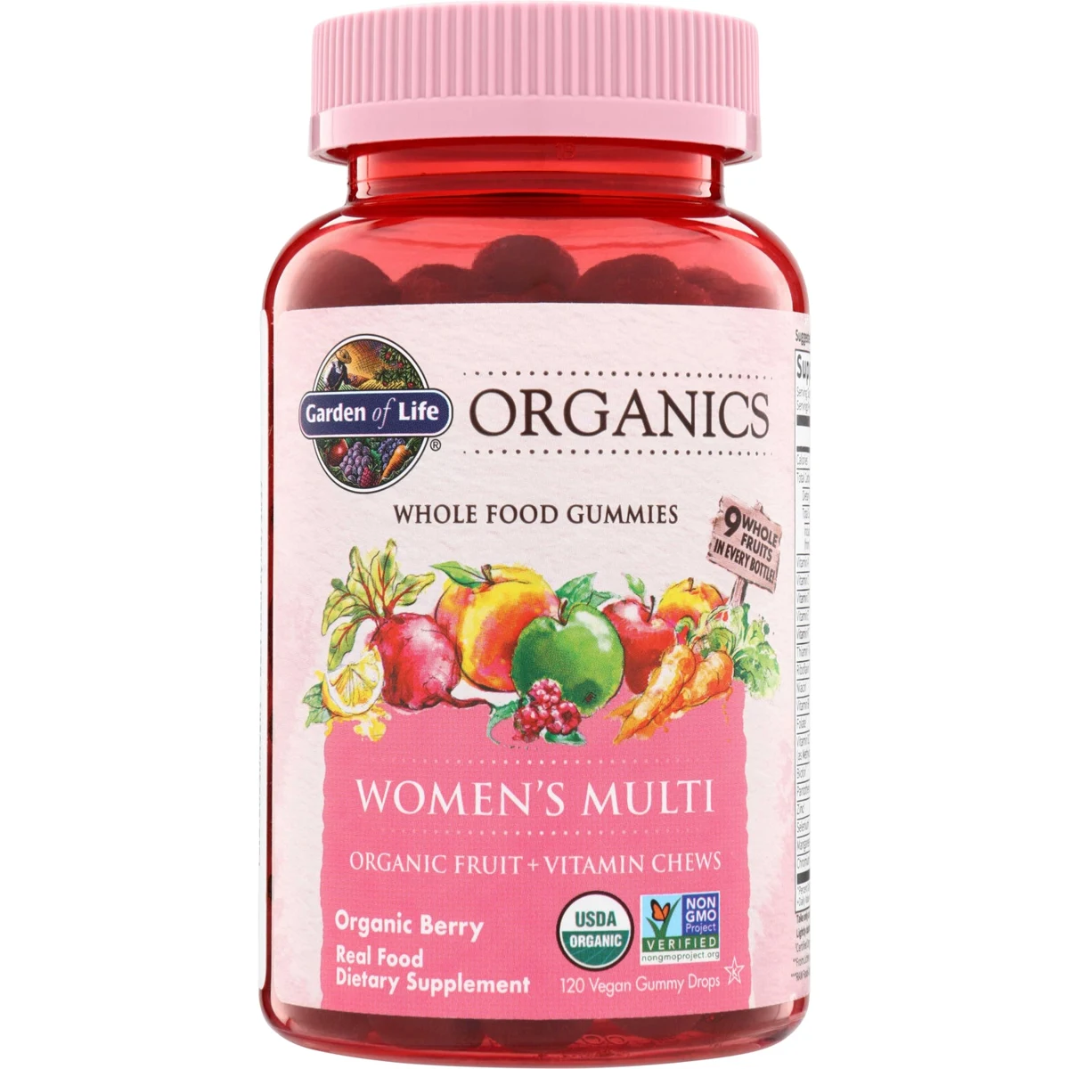 Organics Women's Multi Gummies - Organic Berry