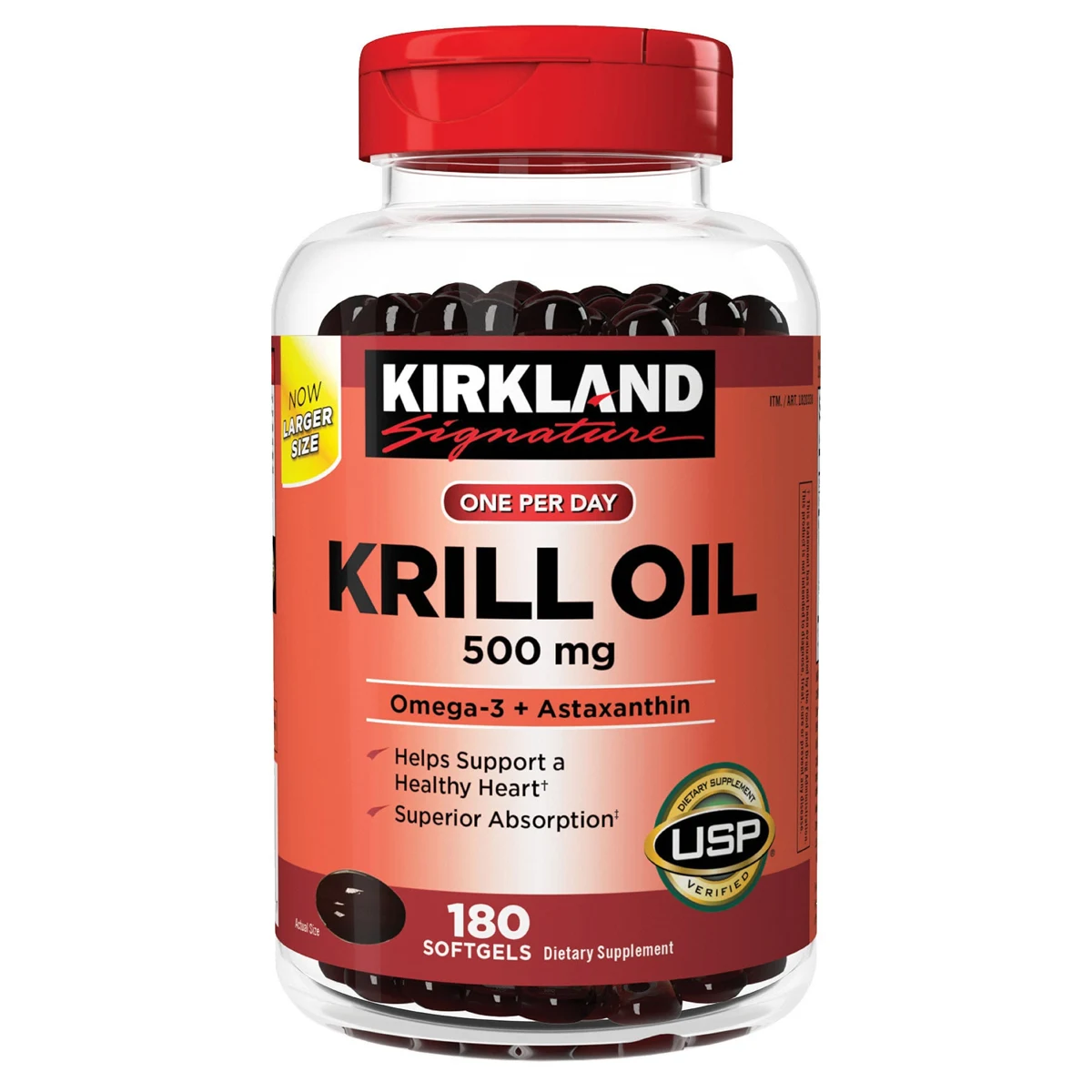 Krill Oil 500mg, 180 Softgels