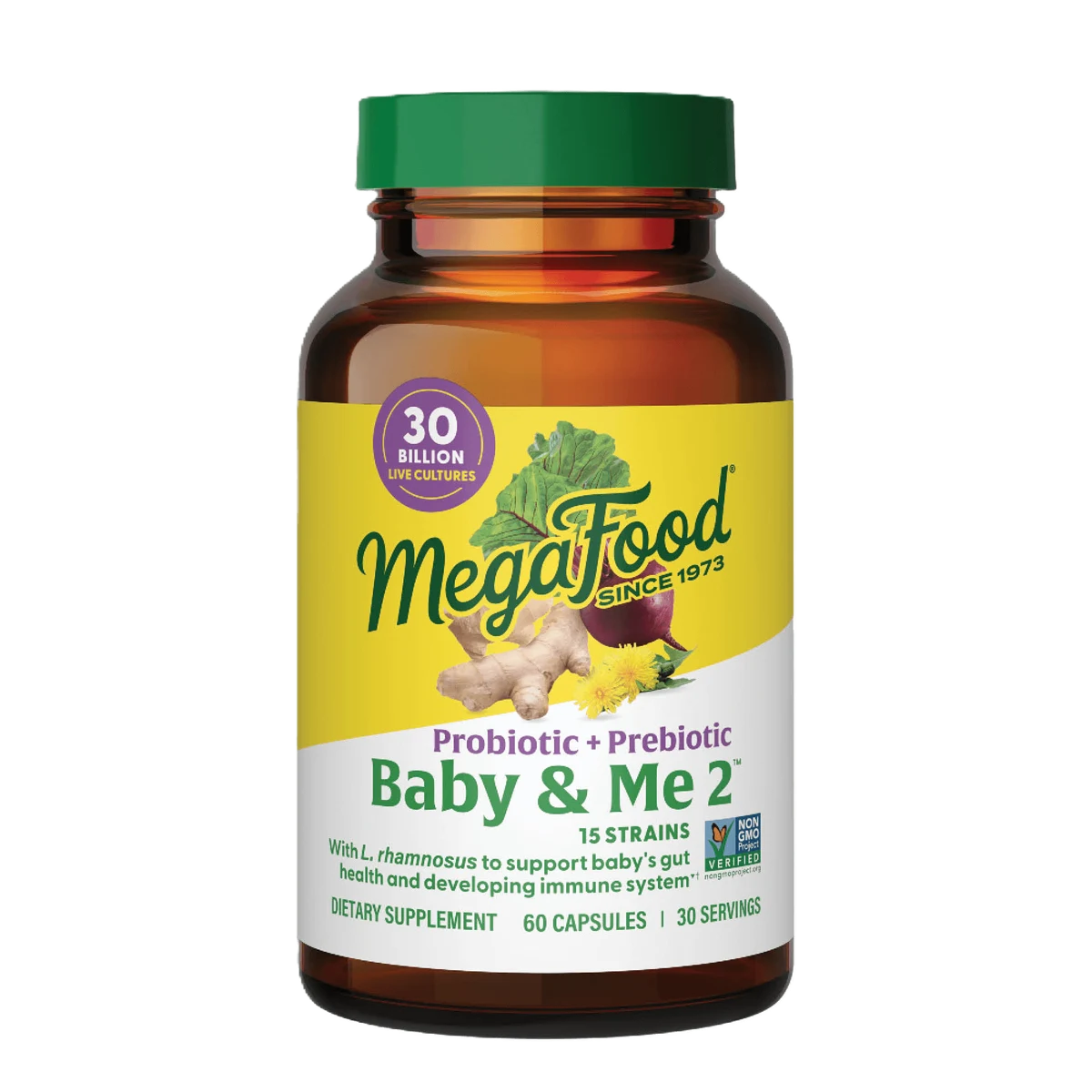 Baby & Me 2 Prenatal Probiotic + Prebiotic