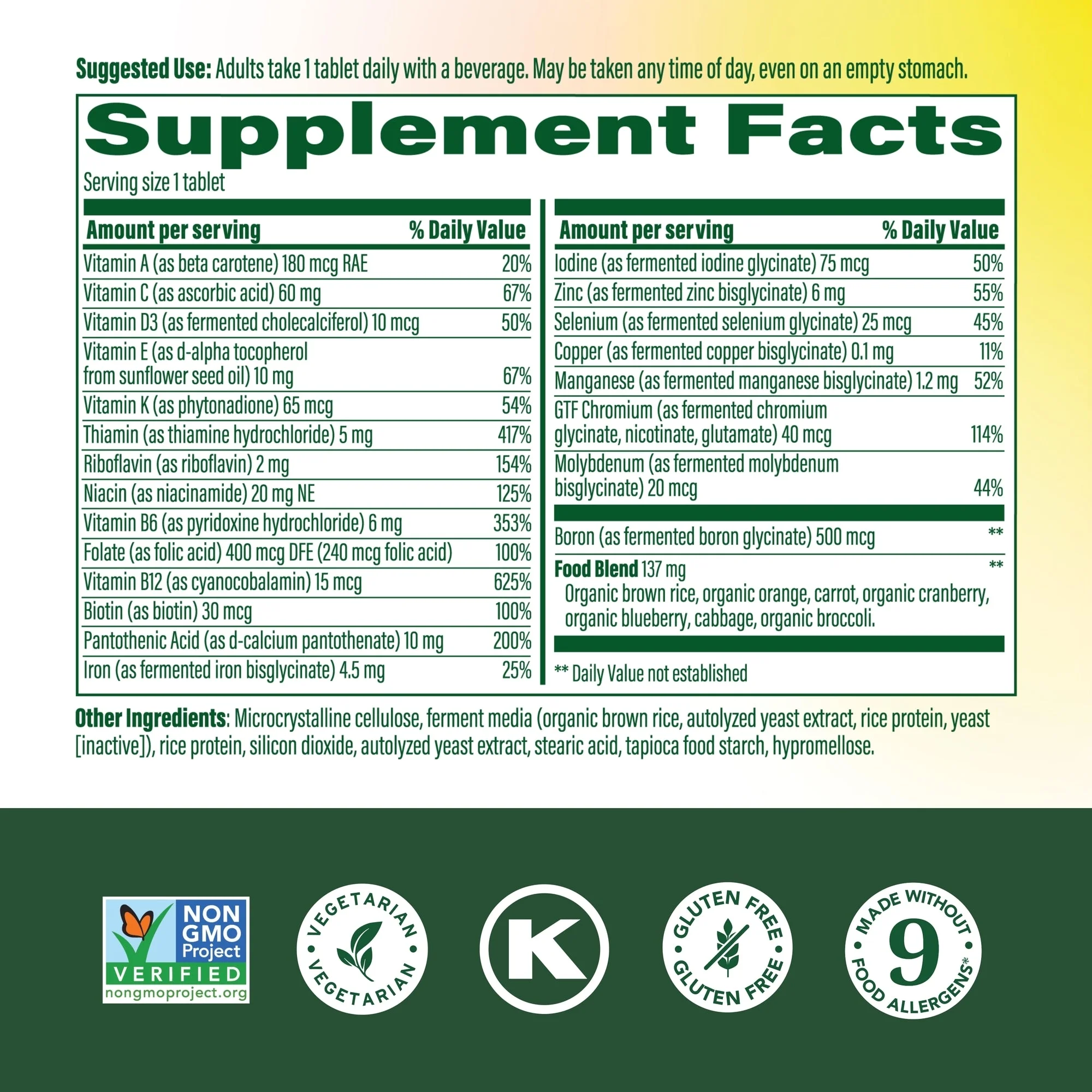 One Daily Multivitamin — image 8 of 8