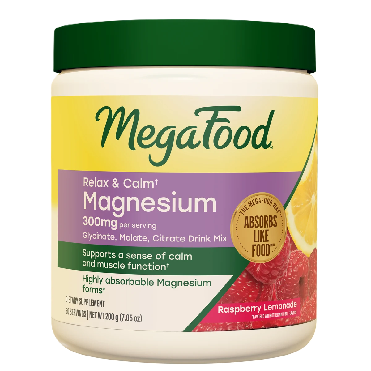 Relax + Calm Magnesium Powder - Raspberry Lemonade Flavor