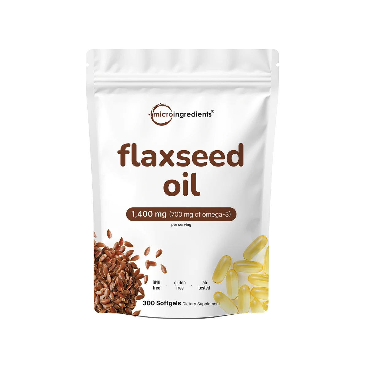 Flaxseed Oil Softgels