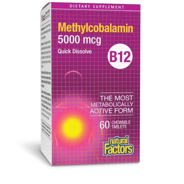 B12 Methylcobalamin 5,000 mcg