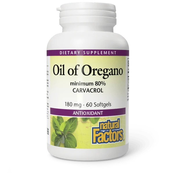 Oil of Oregano 180 mg Softgels