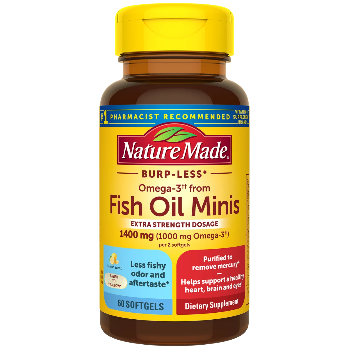 Extra Strength Omega-3 From Fish Oil Minis