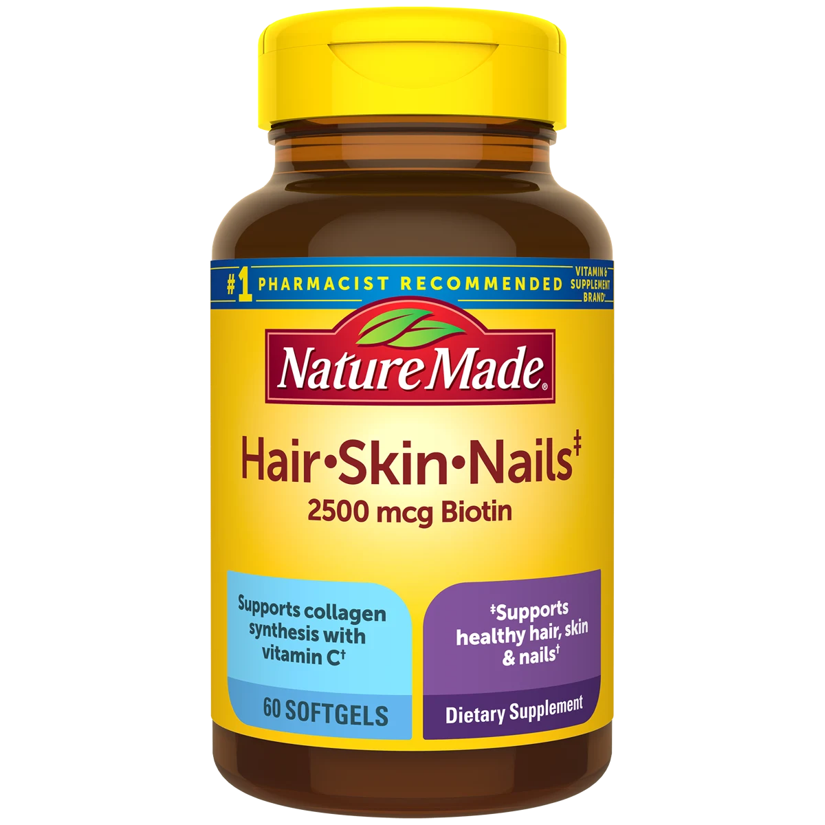 Hair-Skin-Nails 2500 mcg Biotin Softgels