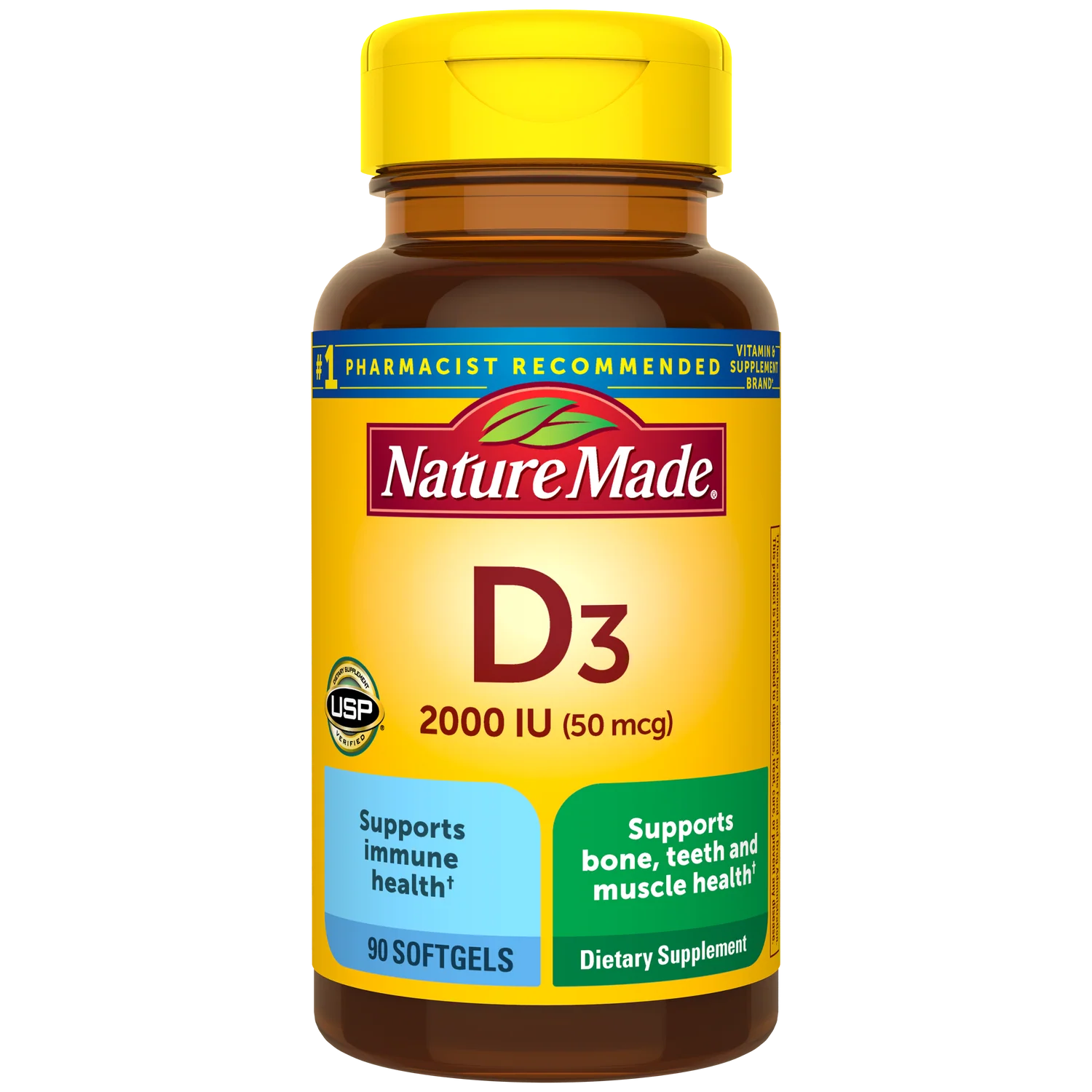 Vitamin D3 2000 IU — image 1 of 8