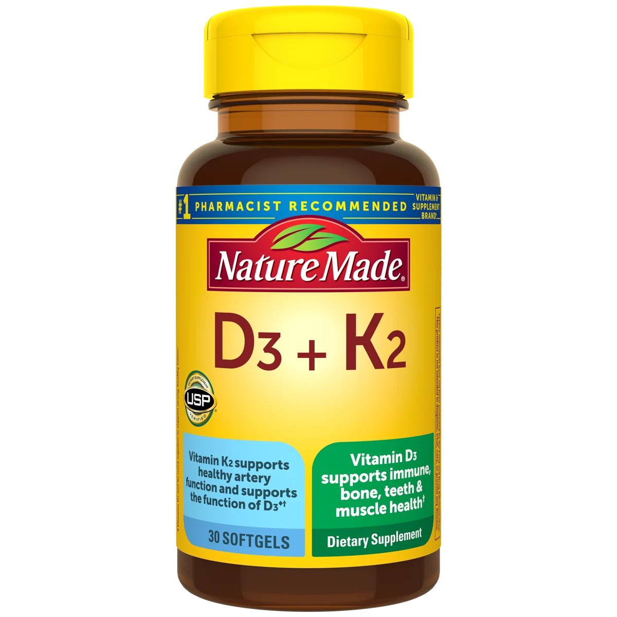 Vitamin D3 + K2 Softgels