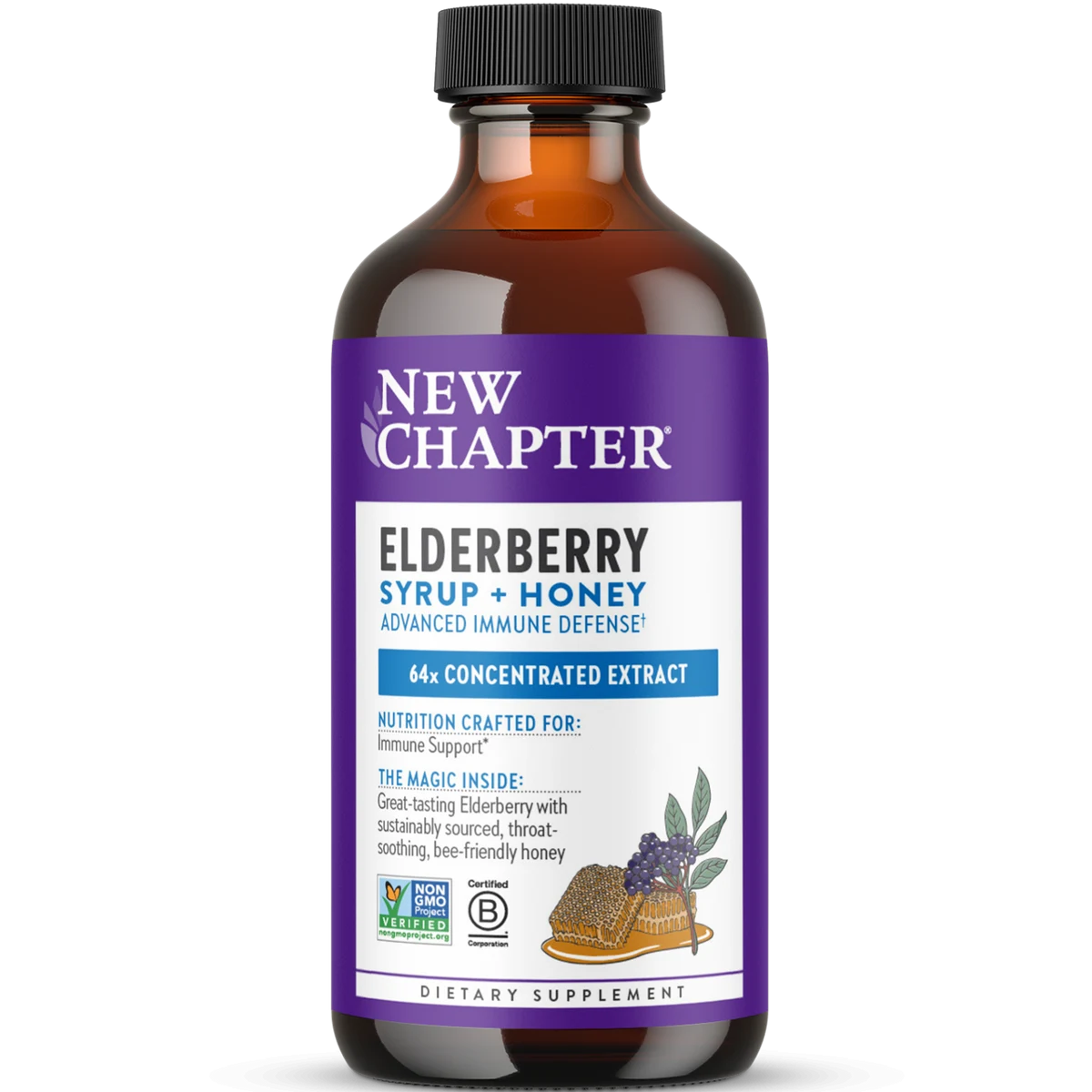 Elderberry Syrup + Honey