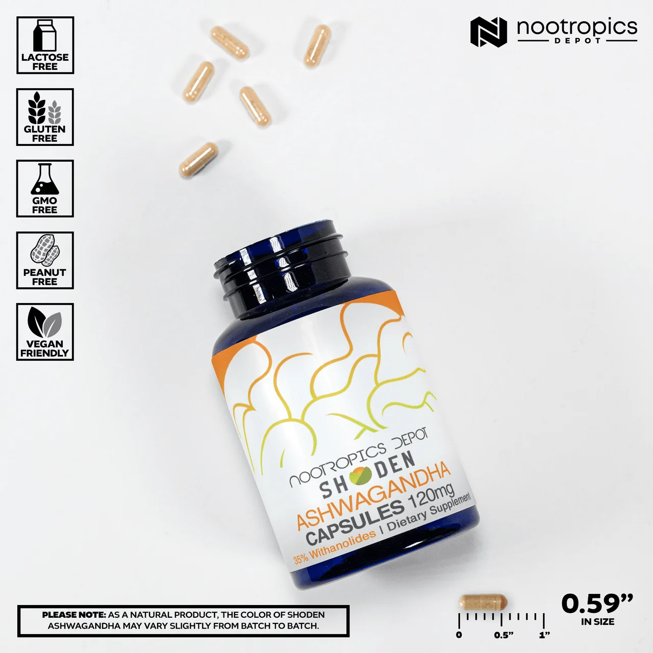 Shoden® Ashwagandha Capsules — image 2 of 7