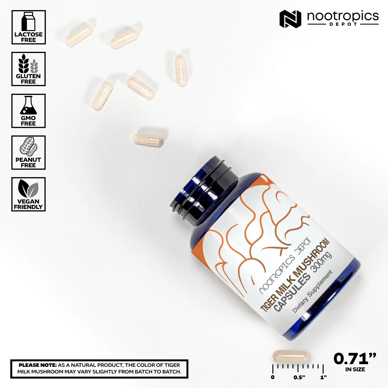 Tiger Milk Mushroom Capsules — image 2 of 7